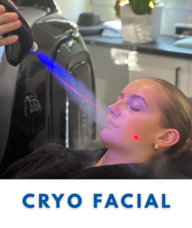 Book an Appointment with Cryo Facial for Cryotherapy & Low Level Laser Therapy